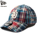 ニューエラ キャップ NEW ERA 9TWENTY パッチワーク サンディエゴ パドレス マドラスチェックバイザー MLB ローキャップ メンズ レディース 帽子 サイズ調整可能 浅め ストリート ファッション おしゃれ プレゼント ギフト 14388764(4)