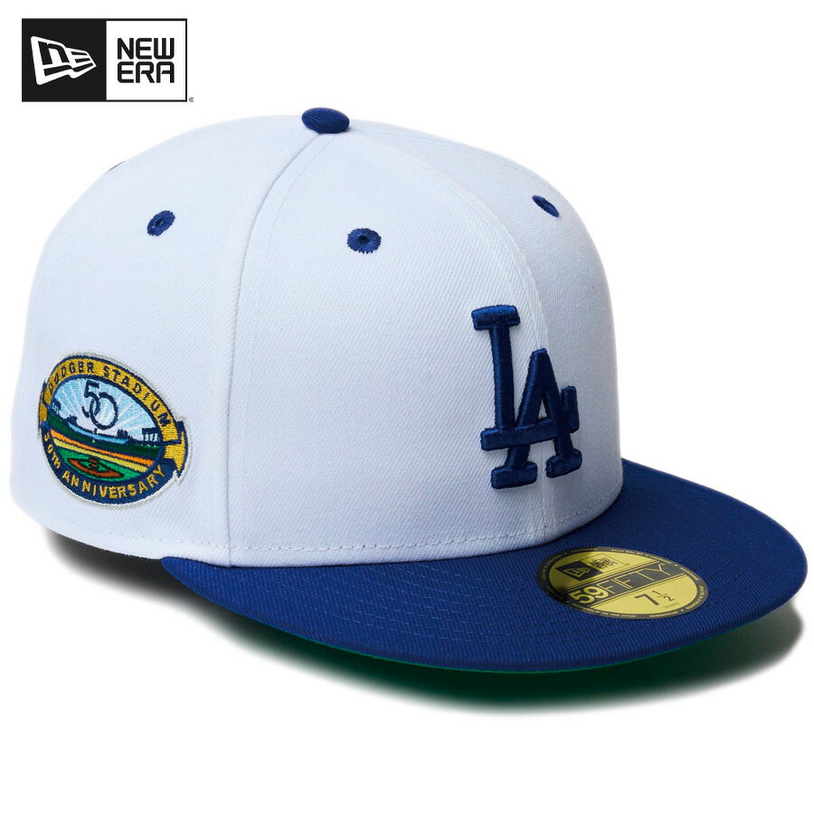 楽天KINGSニューエラ キャップ NEW ERA 59FIFTY ドジャース キャップ ホワイト ダークロイヤル MLB 帽子 メンズ レディース LA LOS ANGELES DODGERS CAP ストリート 正規品 ニューエラキャップ メジャーリーグ 深め 大きい サイズ プレゼント ギフト 14388863