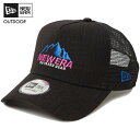 ニューエラ キャップ NEW ERA 9FORTY A-Frame トラッカー Mountain Logo ブラック Reflax アウトドア 帽子 メンズ レディース メッシュキャップ スナップバック ニューエラキャップ 山ロゴ 深め 抗菌 手洗い可能 ストリート ファッション プレゼント ギフト 14392240