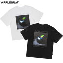アップルバム Tシャツ APPLEBUM BLACK APPLE T-SHIRT メンズ レディース 半袖tシャツ ヘビーウェイト 大きい サイズ リラックス ...