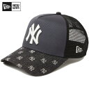 ニューエラ キャップ 9FORTY メッシュキャップ ヤンキース ジャカード ブラック メンズ レディース メッシュ スナップバック NEW ERA 帽子 ニュ...