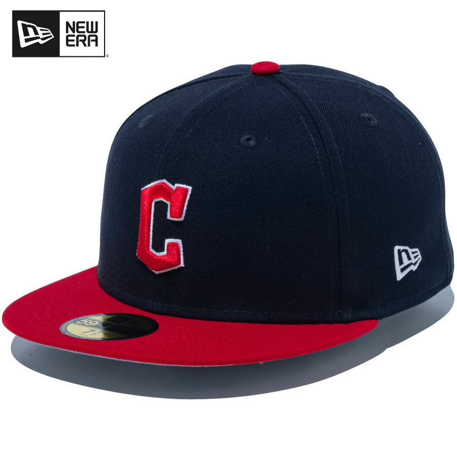 ニューエラ キャップ NEW ERA 59FIFTY DAY クリーブランド ガーディアンズ ネイビー スカーレット バイザー メンズ レディース ニューエラキャップ 帽子 MLB メジャーリーグ フィテッドキャップ 深め 大きい サイズ NEWERA CAP Memorial Collection プレゼント 14669274
