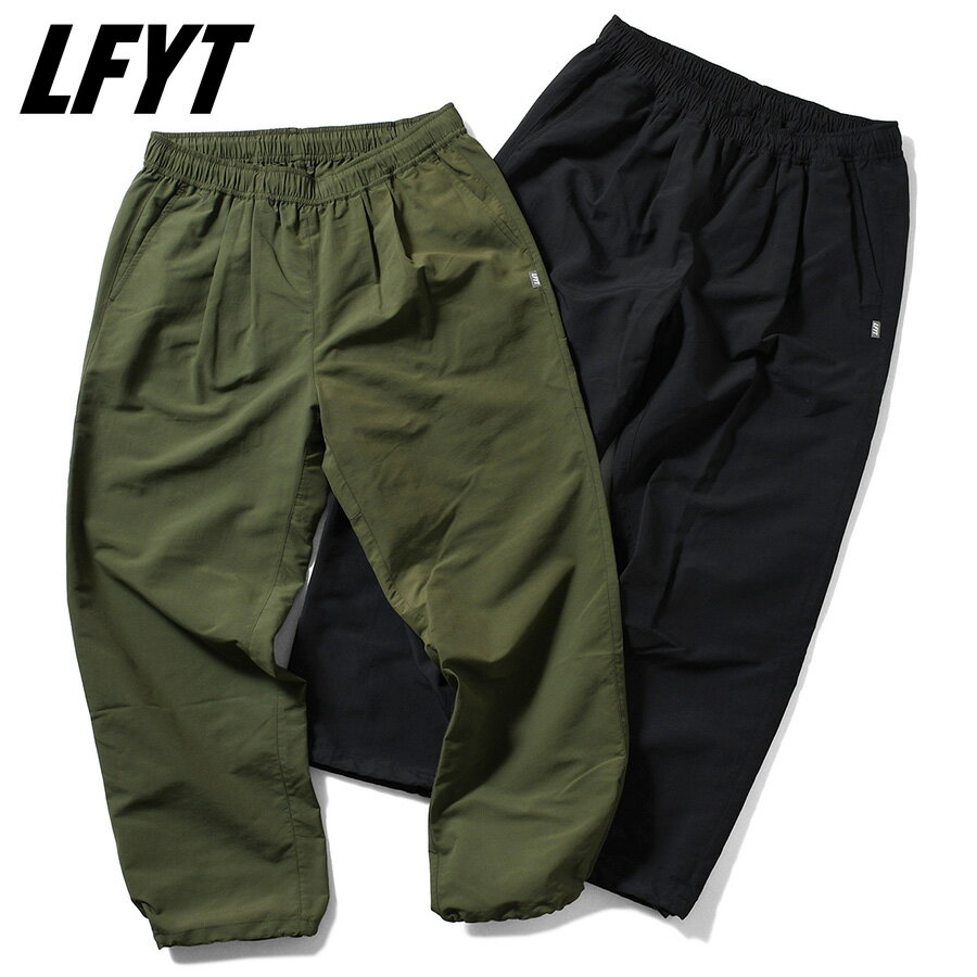 楽天KINGSLFYT エルエフワイティー トラックパンツ SUPPLEX ナイロン メンズ レディース ブラック オリーブ ワイド シルエット セットアップ ストリート スポーツ カジュアル イージーパンツ ラファイエット LAFAYETTE SUPPLEX NYLON TRACK PANTS プレゼント ギフト LA251201