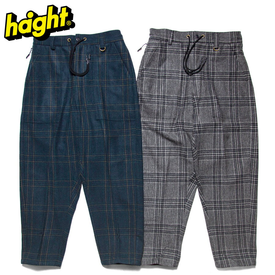 HAIGHT ヘイト FLANNEL BAKER PANTS