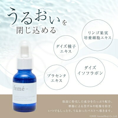 feme バストトップ美容液 15ml BエッセンスM 黒ずみ防止 保湿 うるおい 乾燥 バストケア ボディケア ハリ つや セラム FE-Bエス 日本製 kingshop-10000348 キングショップ サンプル画像3