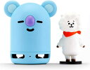 BT21 Friends Duo Bluetooth公式ポータブルスピーカー&フィギュアセット ブルー 自宅 アウトドア 旅行用