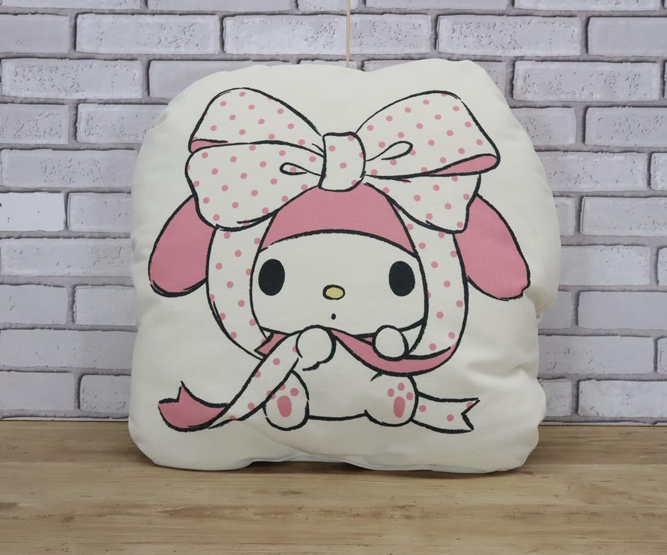 サンリオキャラクター 帆布 ダイカットクッション マイメロディ