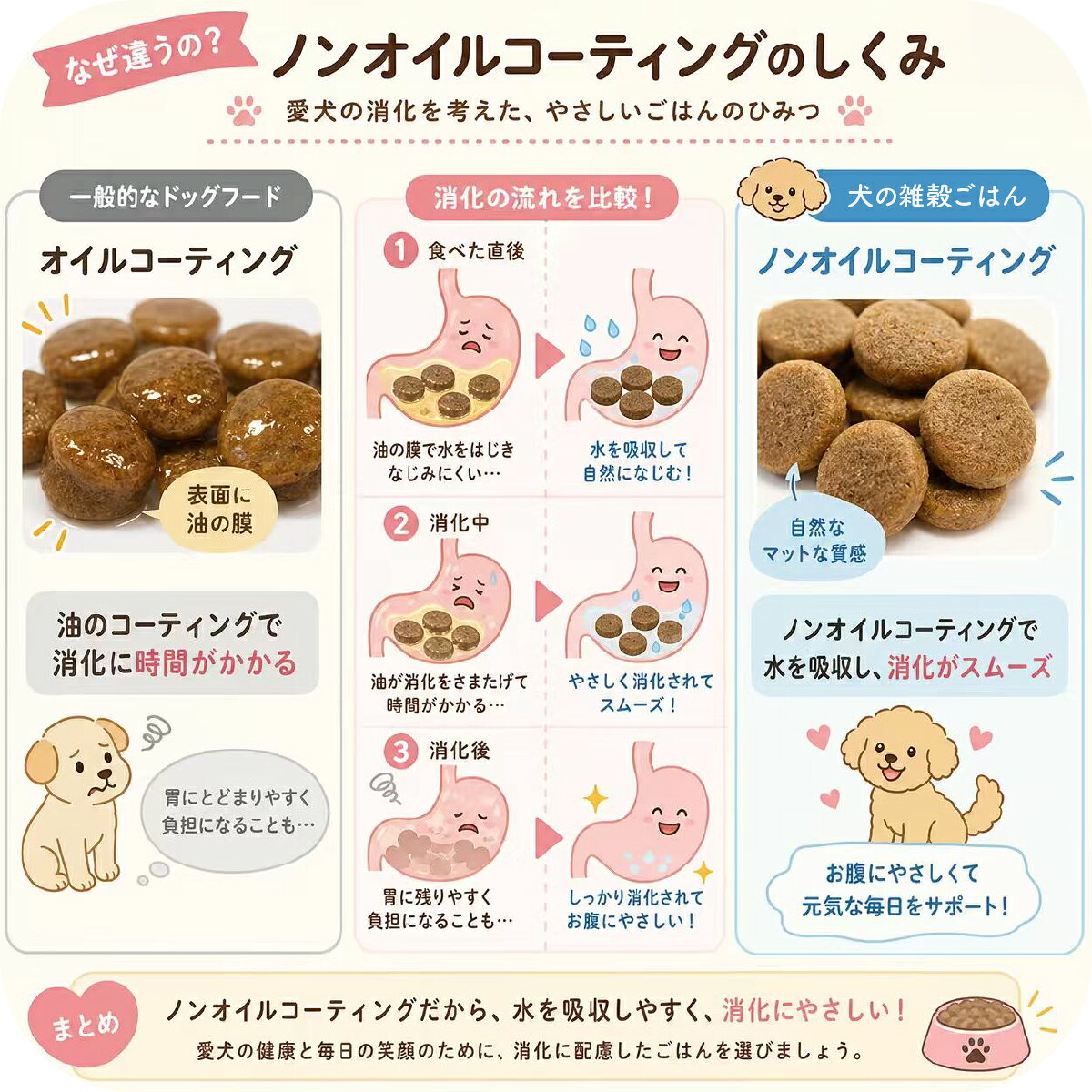 アニマルワン 犬の雑穀ごはん ベーシック 800g 1.6kg 3.0kg アニマル・ワン ドッグフード ドライ チキン 成長期 成犬 シニア 国内産 小麦フリー 一般栄養食 無添加 乳酸菌 kingsmarche-10001578 王様のマルシェ02 サンプル画像3