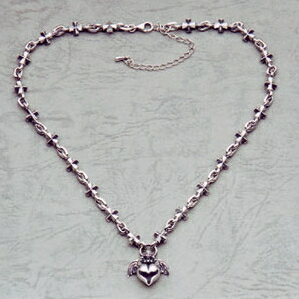 Barbara(o[o)@y_g@Barbara Iron Cross Pendant@PB-N-403@`F[35cm (+5cm̃AWX^[t)