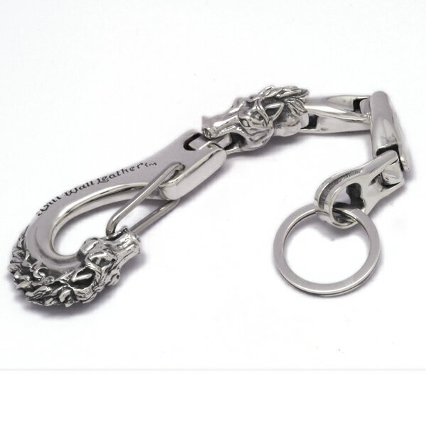 ビルウォールレザー　Bill Wall LeatherU-Joint Horse w/Medium Horse Clip Key Chainユージョイントw/ミディアムホースクリップキーチェーンKC754