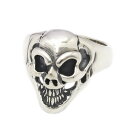 rEH[U[@Bill Wall LeatherSmall Good Luck Skull RingR310