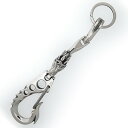 ビルウォールレザー　Bill Wall LeatherFish Hook Clip w/ Horse Head U-Joint Link Key Chainフィッシュフッククリップw/ホースヘッドU-ジョイントリンクキーチェーンKC755