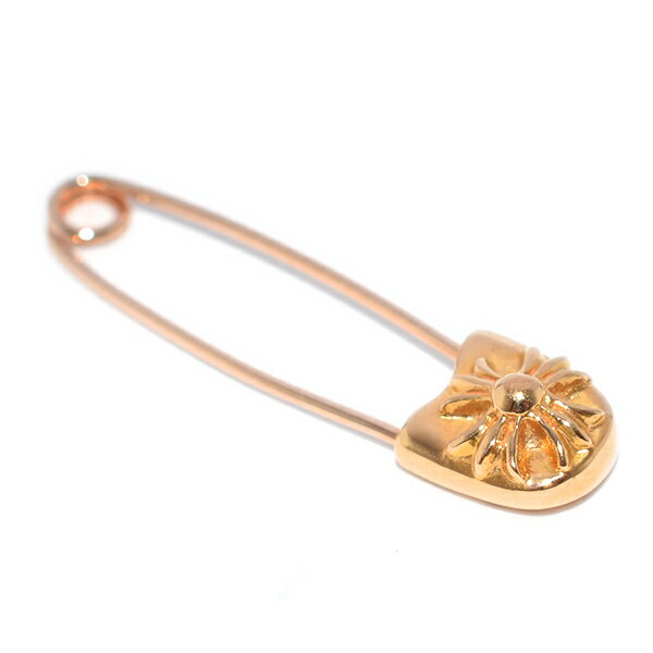 クロムハーツ　CHROME HEARTS　22K Safty Pin #2 CH Plus　22Kセーフティーピン#2　CHプラス