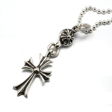 CHROME HEARTS(クロムハーツ)1Ball Tiny CH Cross Charm　1ボールタイニーCHクロス l chromehearts 正規品 送料無料 誕生日 プレゼント ギフト レディース メンズ アクセサリー シルバー 925 ネックレス ペア クロム 芸能人 愛用