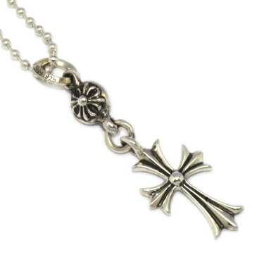 CHROME HEARTS(クロムハーツ)1Ball Tiny CH Cross Charm　1ボールタイニーCHクロス l chromehearts 正規品 送料無料 誕生日 プレゼント ギフト レディース メンズ アクセサリー シルバー 925 ネックレス ペア クロム 芸能人 愛用