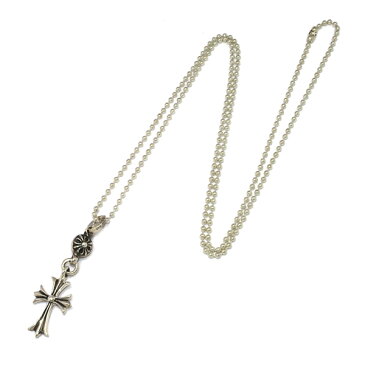 CHROME HEARTS(クロムハーツ)1Ball Tiny CH Cross Charm　1ボールタイニーCHクロス l chromehearts 正規品 送料無料 誕生日 プレゼント ギフト レディース メンズ アクセサリー シルバー 925 ネックレス ペア クロム 芸能人 愛用