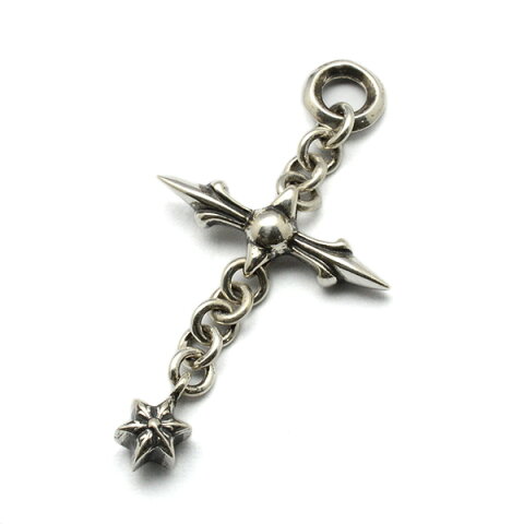 CHROME HEARTS(クロムハーツ)　ローリークロス/Roly Cross Charm l chromehearts 正規品 送料無料 誕生日 プレゼント ギフト レディース メンズ アクセサリー シルバー 925 ネックレス ペア クロム 芸能人 愛用