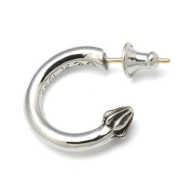 クロムハ—ツ ピアス CHROME HEARTS(クロムハーツ)Earring Hoop Plain フーププレーン ピアス【1個＝片耳用】l chromehearts 正規品 送料無料 誕生日 プレゼント ギフト レディース メンズ アクセサリー シルバー 925 ペア クロム 芸能人 愛用