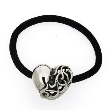 CHROME HEARTS(クロムハーツ)　ヘアバンド/ハート　HAIR BAND HEART l chromehearts 正規品 送料無料 誕生日 プレゼント ギフト レディース メンズ アクセサリー シルバー 925 ペア クロム 芸能人 愛用 ヘアゴム