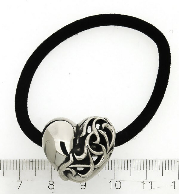 CHROME HEARTS(クロムハーツ)　ヘアバンド/ハート　HAIR BAND HEART l chromehearts 正規品 送料無料 誕生日 プレゼント ギフト レディース メンズ アクセサリー シルバー 925 ペア クロム 芸能人 愛用 ヘアゴム