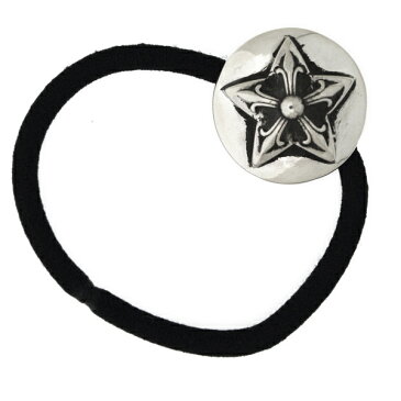 CHROME HEARTS(クロムハーツ) ヘアバンド /5ポイントスター　HAIR BAND 5POINT STAR l chromehearts 正規品 送料無料 誕生日 プレゼント ギフト レディース メンズ アクセサリー シルバー 925 ペア クロム 芸能人 愛用 ヘアゴム