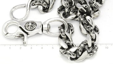 CHROME HEARTS(クロムハーツ)　1 Clip Fancy Link Wallet Chain/33 Link　ファンシーリンクウォレットチェーン l chromehearts 正規品 送料無料 誕生日 プレゼント ギフト レディース メンズ アクセサリー シルバー 925 クロム 芸能人 愛用