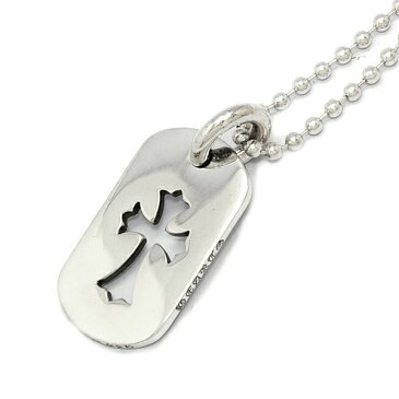 CHROME HEARTS(クロムハーツ)　ドッグタグS クロス/Dog Tag SML Cross l chromehearts 正規品 送料無料 誕生日 プレゼント ギフト レディース メンズ アクセサリー シルバー 925 ネックレス ペア クロム 芸能人 愛用