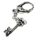 クレイジーピッグ　CRAZY PIG DESIGNS　スカルキー　キーリング SKULL KEY #785