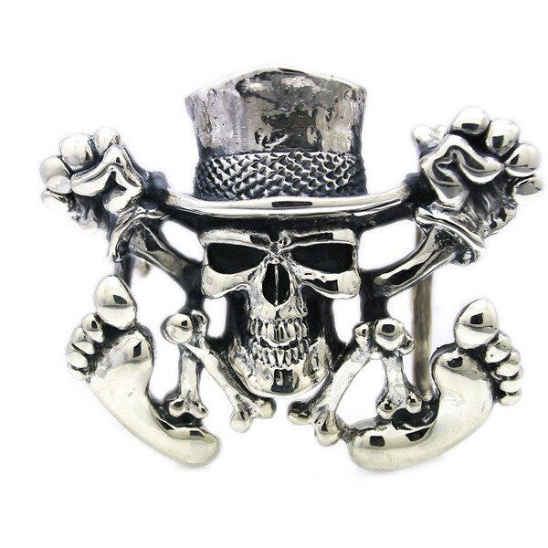 クレイジーピッグ　CRAZY PIG DESIGNS　MASCOT SKULL BELT BUCKLE　CPDマスコットバックル　#871