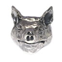 NCW[sbO@CRAZY PIG DESIGNS@LARGE PIG HEAD RING #40