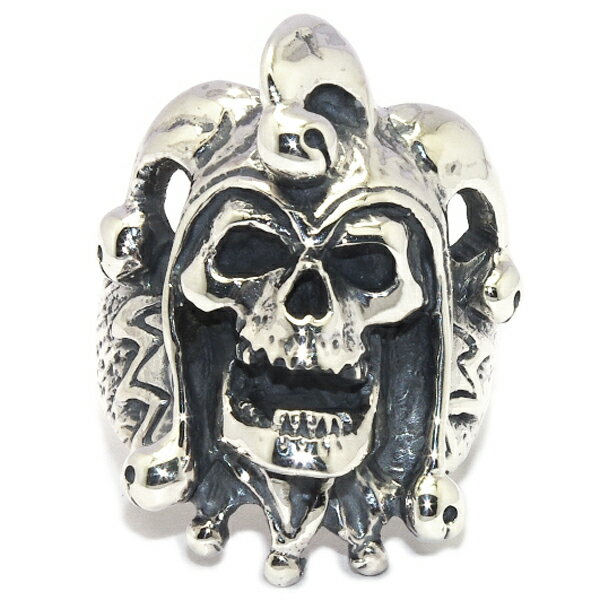 NCW[sbO@CRAZY PIG DESIGNS@JOKER SKULL RING W[J[XJO@#1043