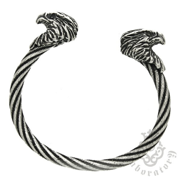 K{g[@Gaboratory@Eagle heads cable wire bangle@C[Owbh P[uC[oO