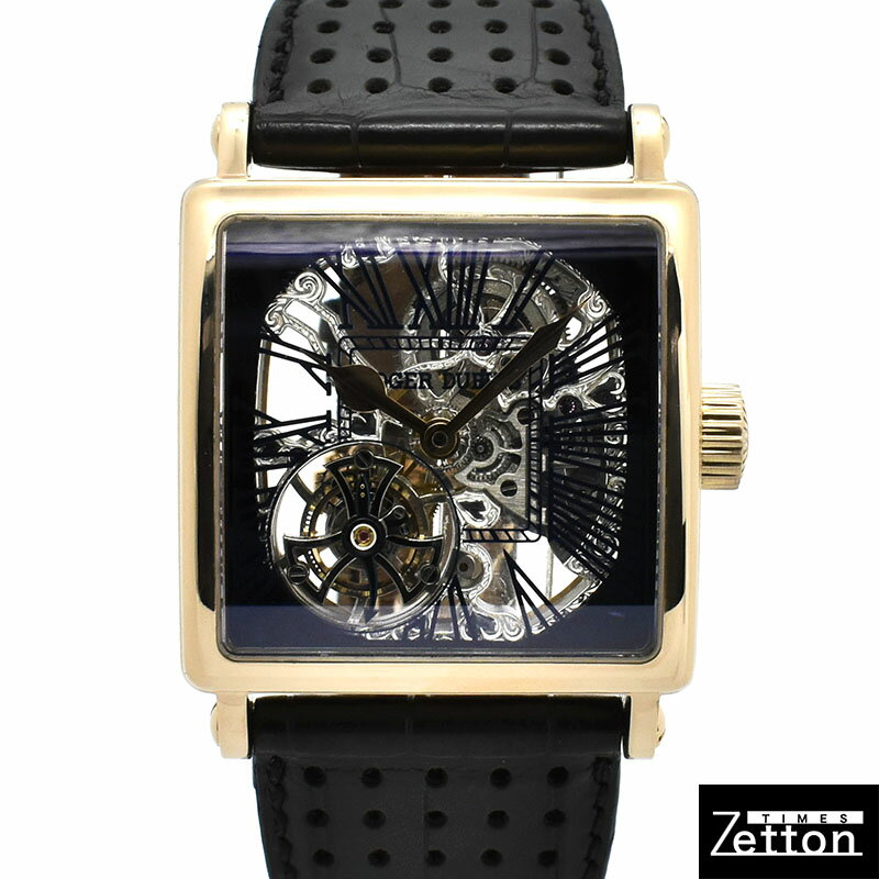 ロジェ・デュブイ ROGER DUBUIS ゴールデンスクエア トゥールビヨン G40 世界28本限定 18KRG 40mm 手巻き USED 中古