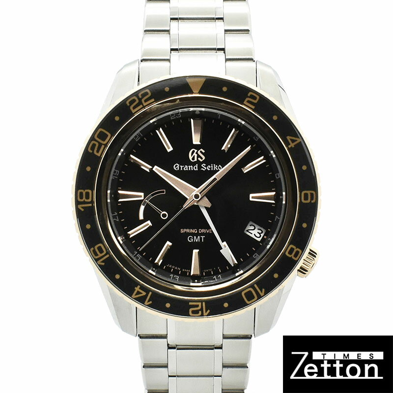 グランドセイコー GRAND SEIKO スポーツコレクション スプリングドライブ GMT SBGE251 ブラック 44mm ブティック限定 USED 中古