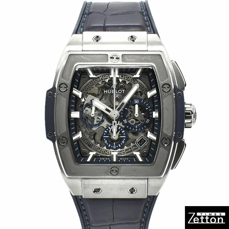 ウブロ HUBLOT スピリット オブ ビッグバン チタニウム ブルー 641.NX.7170.LR 42mm USED 中古