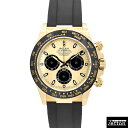 ロレックス ROLEX デイトナ Ref.116518LN シャンパン/ブラック オイスターフレックス 18KYG USED 中古