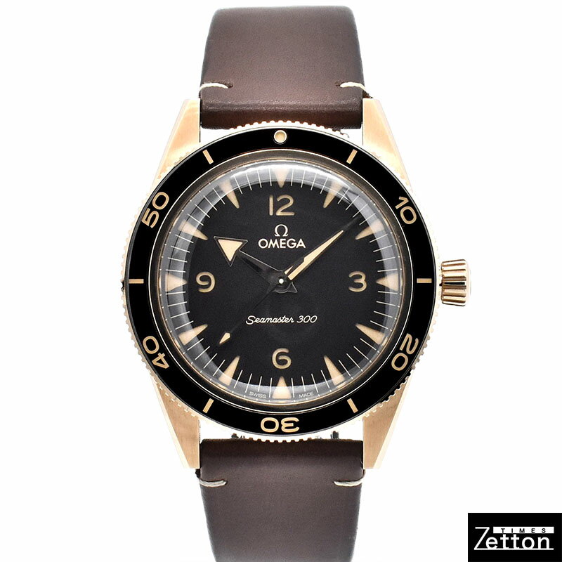 【国際保証書有り】オメガ OMEGA シーマスター 300 コーアクシャル マスタークロノメーター 234.92.41.21.10.001 自動巻き ブラウン 9Kブロンズゴールド 41mm メンズ USED 中古