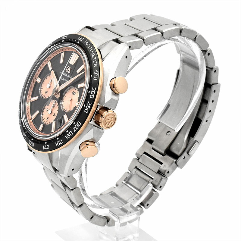 【未使用品】【保証書有り】グランドセイコー GRAND SEIKO エボリューション9 テンタグラフ SLGC004 60本限定 自動巻き ブラック/ピンク チタン 43mm メンズ