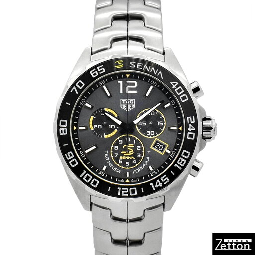 【国際保証書有り】【外装仕上げ済み】タグホイヤー TAG HEUER フォーミュラ1 クロノグラフ アイルトン・セナ スペシャルエディション CAZ101AF.BA0637 クォーツ グレー ステンレススチール 43mm メンズ USED 中古 【国際保証書有り】【外装仕上げ済み】タグホイヤー TAG HEUER フォーミュラ1 クロノグラフ アイルトン・セナ スペシャルエディション CAZ101AF.BA0637 クォーツ グレー ステンレススチール 43mm メンズ USED 中古