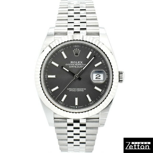 【新品】ロレックス ROLEX デイトジャスト 41 126334 自動巻き グレー 41mm メンズ