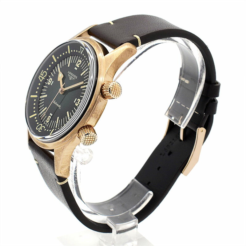 【新品】ロンジン LONGINES レジェンドダイバー L3.774.1.50.2 自動巻き グリーン 42mm メンズ