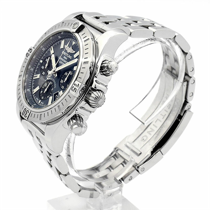 【外装仕上げ済み】ブライトリング BREITLING クロノマット ブラックマザーオブパール AB01152A/BH20 日本300本限定 自動巻き ブラックシェル 44mm メンズ USED 中古