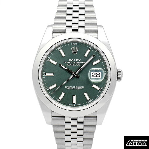 【新品】ロレックス ROLEX デイトジャスト 41 126300 自動巻き ミントグリーン 41mm メンズ 【新品】ロレックス ROLEX デイトジャスト 41 126300 自動巻き ミントグリーン 41mm メンズ