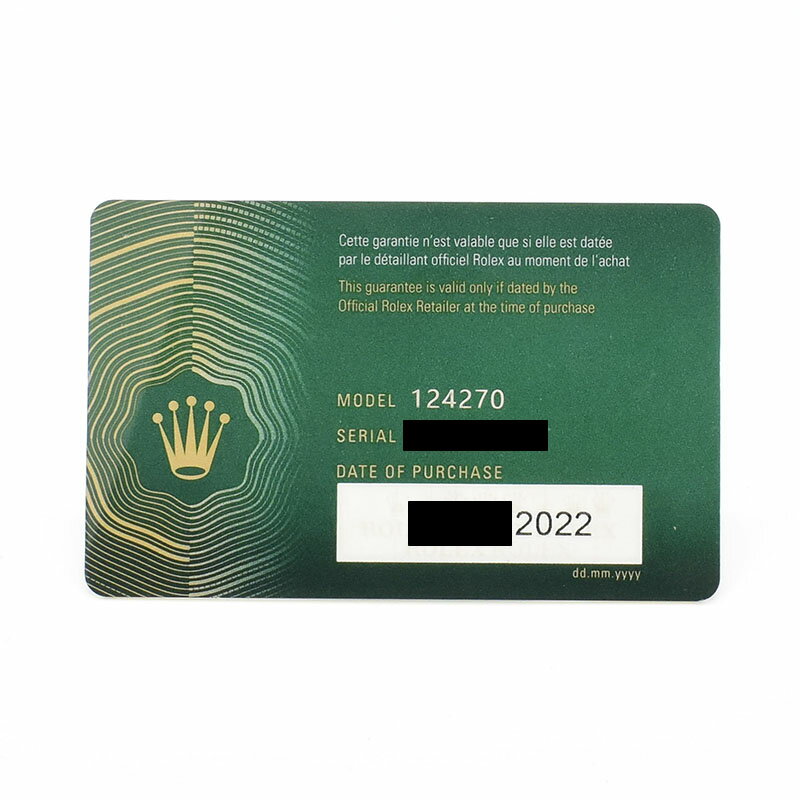 【国際保証書有り】【外装仕上げ済み】ロレックス ROLEX エクスプローラー 36 124270 自動巻き ブラック 36mm メンズ USED 中古