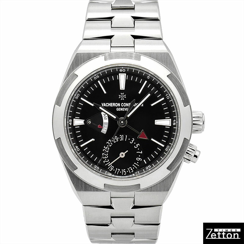 【国際保証書有り】【外装仕上げ済み】ヴァシュロン・コンスタンタン VACHERON CONSTANTIN オーヴァーシーズ デュアルタイム 7900V/110A-B546 自動巻き ブラック 41mm メンズ USED 中古