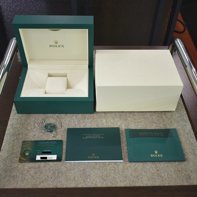 【未使用品】【国際保証書有り】ロレックス ROLEX サブマリーナ― 126613LN 自動巻き ブラック 41mm メンズ