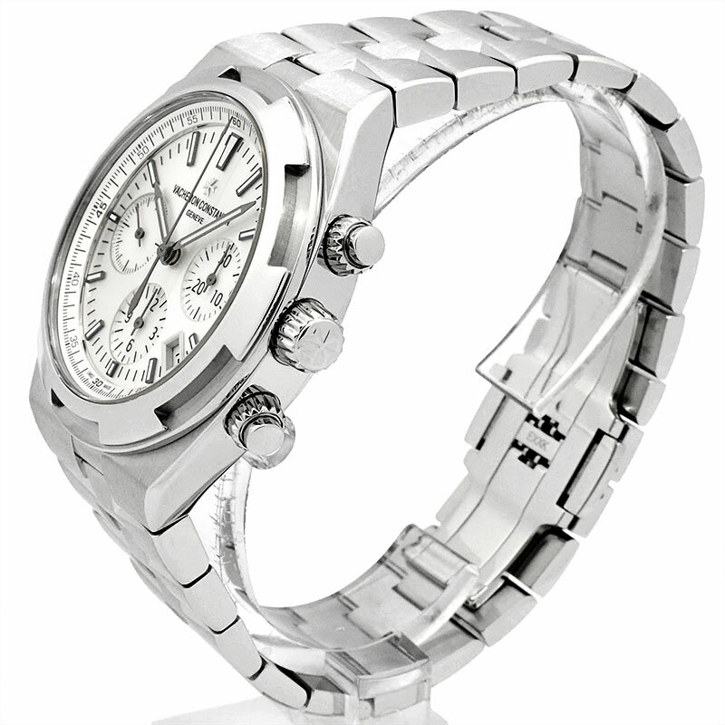 【外装仕上げ済み】ヴァシュロン・コンスタンタン VACHERON CONSTANTIN オーヴァーシーズ クロノグラフ 5500V/110A-B075 自動巻き シルバー 42.5mm メンズ USED 中古