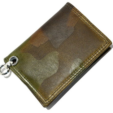 LONE ONES(ロンワンズ) MFW-0002 CAMO Leather CardCase カモフラージュレザーカードケース