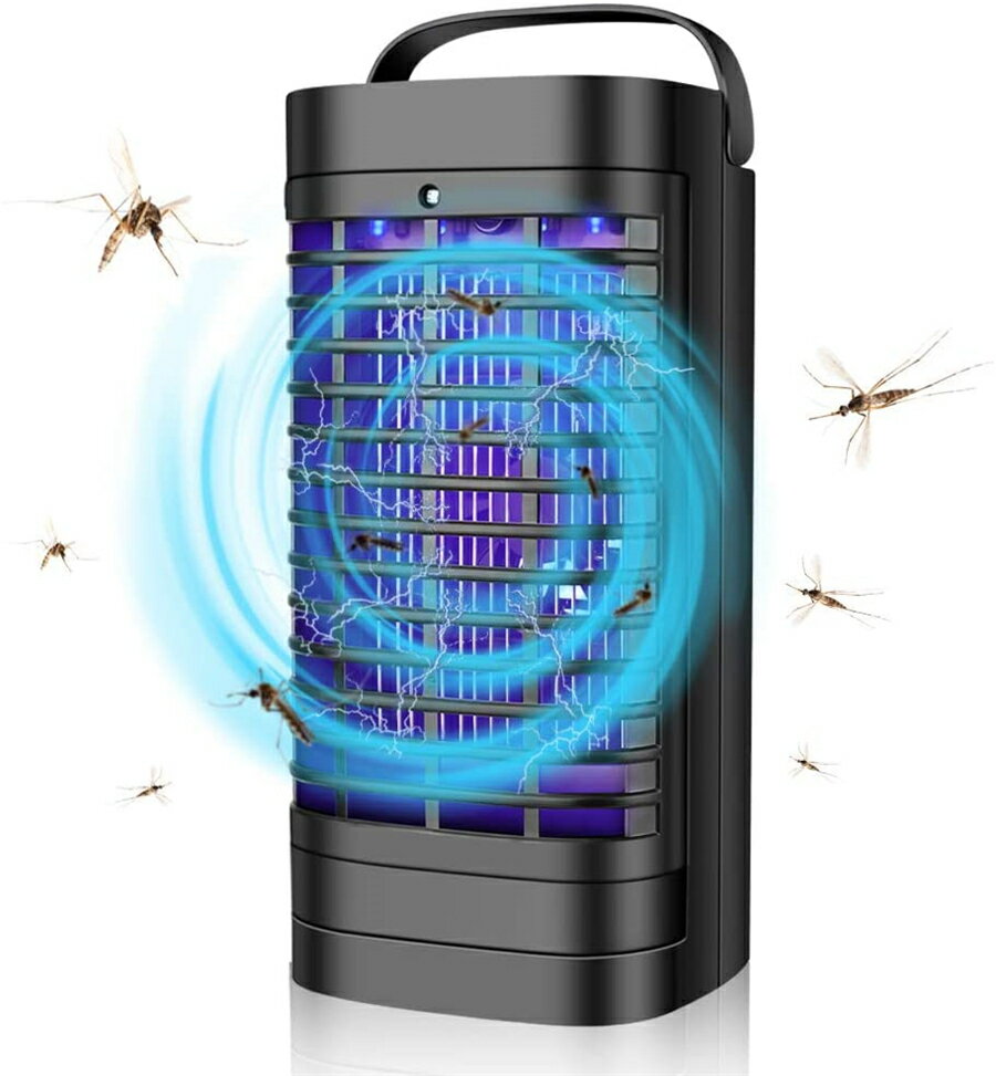 【送料無料】2019電撃殺虫器捕虫器UV光源吸引式殺虫器コバエ取り機蚊取り器6W省エネ蚊取り薬剤不用赤ちゃんやペットにも安心殺虫灯コバエ撃退虫対策虫除けライト誘蛾灯蚊よけled誘虫灯家庭用電撃殺虫機吊り下げ静音臭いや煙なし日本語説明書付き