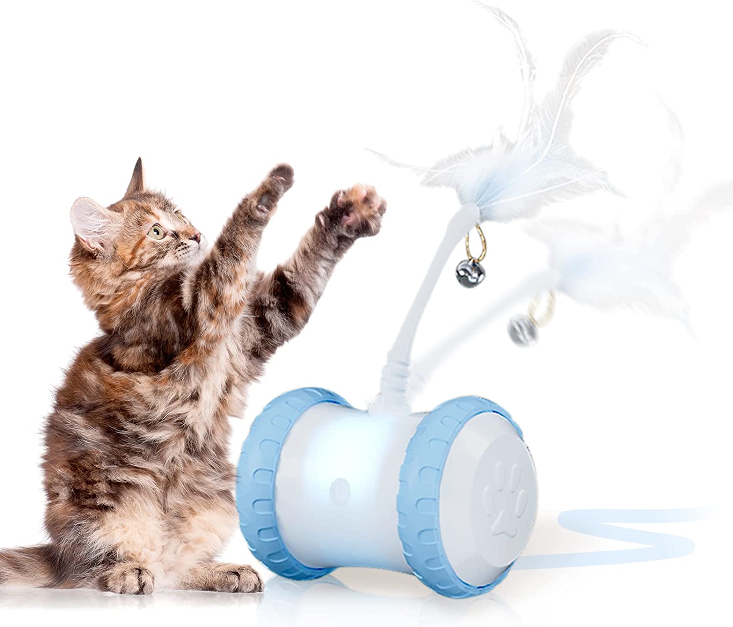 猫 おもちゃ 猫じゃらし 猫遊び 猫用 電動猫おもちゃ猫 玩具 自動 ねこおもちゃ 自動回弾可能 360度回転式 羽のおもちゃ 天然羽根 替え羽根付き USB充電式 三色LEDライト 一人遊び 寂しさ解消 …